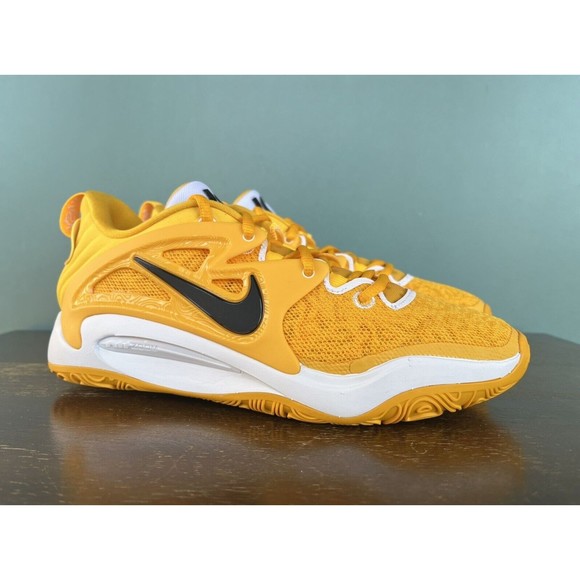 Nike KD 15 TB University Gold Basketball Shoes Men's Size 11.5 DX6648-701 NO LID - Picture 2 of 12